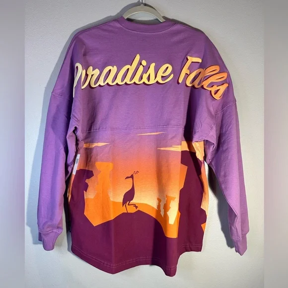 Disney Pixar 'Up' Adult Long Sleeve Spirit Jersey Tee NWT - Picture 5 of 6